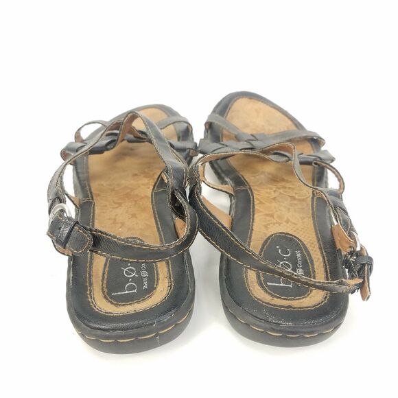 BOC Born Concept Kesia Slingback Strappy Sandals Black Shoes Womens Sz 10 C64306 - Picture 4 of 7
